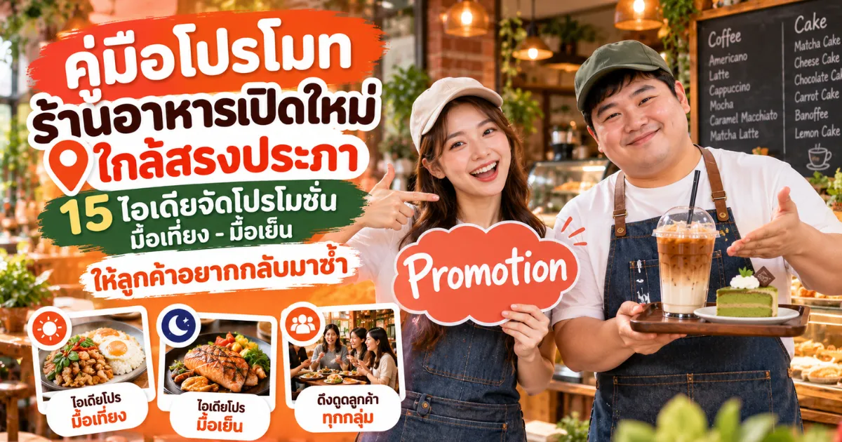 โปรโมทร้านอาหารเปิดใหม่ ใกล้สรงประภา ด้วยโปรโมชันมื้อเที่ยงและมื้อเย็น – สรงประภา.com