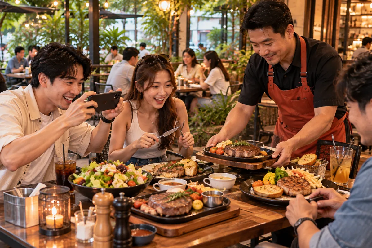 โปรโมทร้านสเต็กเปิดใหม่ ใกล้สรงประภา ร้านขายสเต็กเนื้อ สเต็กหมู สเต็กไก่ รีวิวร้านสเต็กอร่อย สรงประภา | สรงประภา.com