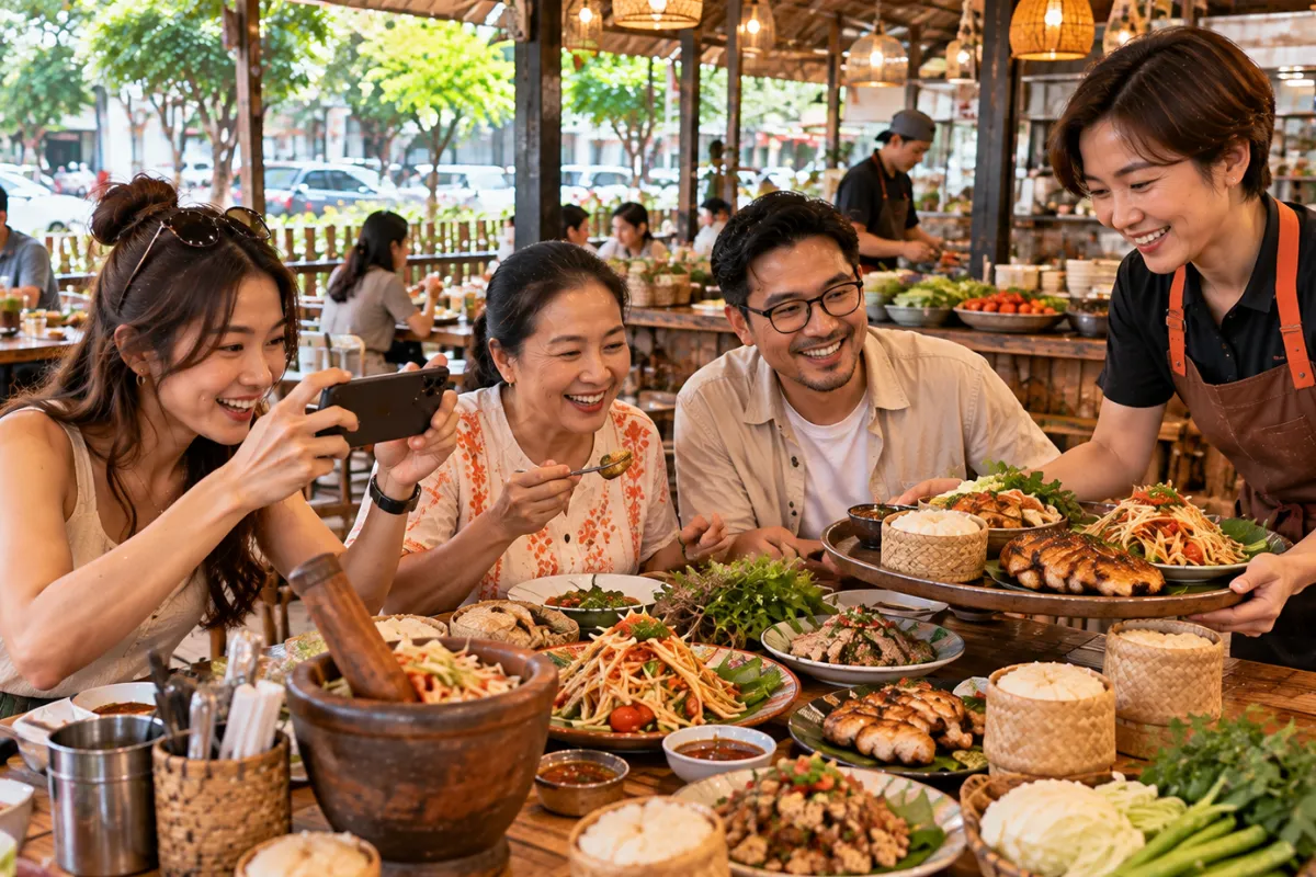 โปรโมทร้านส้มตำเปิดใหม่ ใกล้สรงประภา ร้านขายส้มตำไทยไข่เค็ม ส้มตำปูปลาร้า ไก่ย่าง รีวิวร้านส้มตำอร่อย สรงประภา | สรงประภา.com