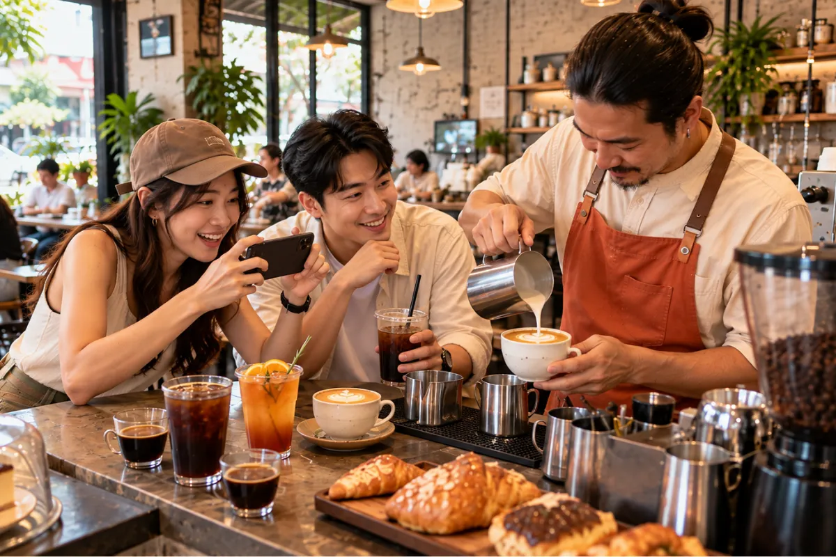 โปรโมทร้านกาแฟเปิดใหม่ ใกล้สรงประภา ร้านขายเอสเพรสโซ อเมริกาโน ลาเต้ รีวิวร้านกาแฟอร่อย สรงประภา | สรงประภา.com
