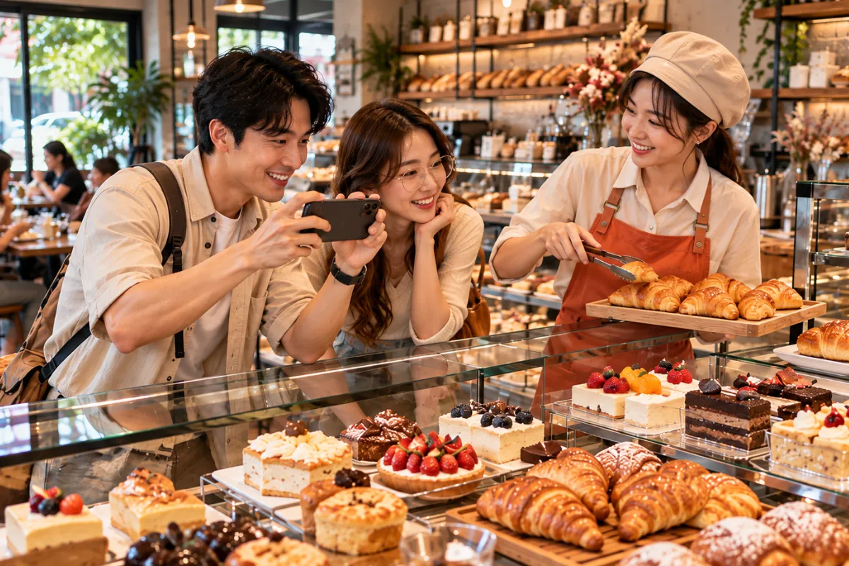 โปรโมทร้านเบเกอรี่เปิดใหม่ ใกล้สรงประภา ร้านขายครัวซองต์ ขนมปัง เค้ก รีวิวร้านเบเกอรี่อร่อย สรงประภา | สรงประภา.com